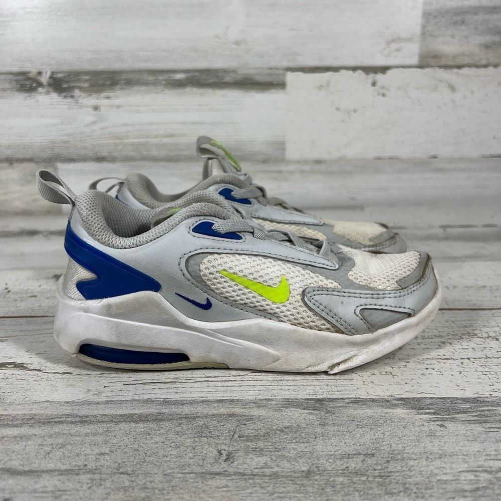 Nike Air Max Bolt GS Running Athletic Shoes‎ Kid's Unisex Size Blue White 12.5C